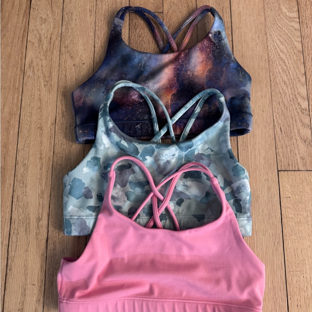 Athleta Girl Set of Three Bras
